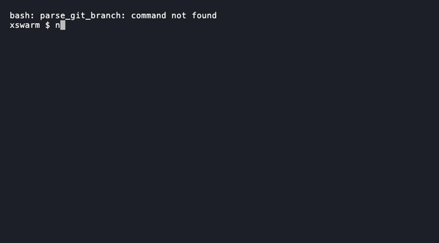 npx xswarm command demo
